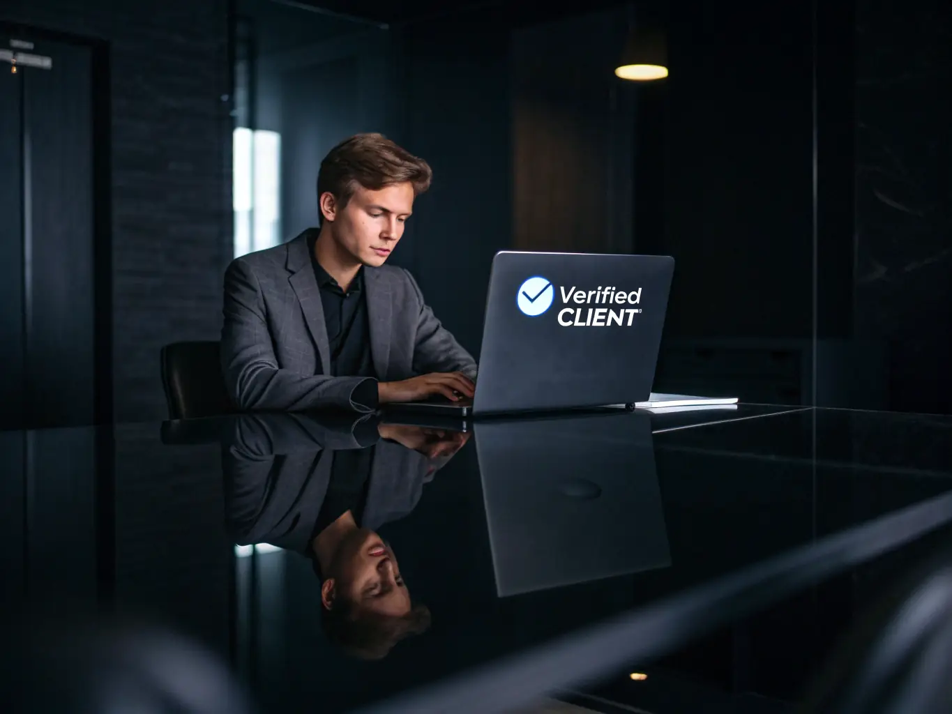 A professional using ChatGPT-4 to draft emails and manage correspondence in a busy office setting, showcasing its efficiency in business communication.